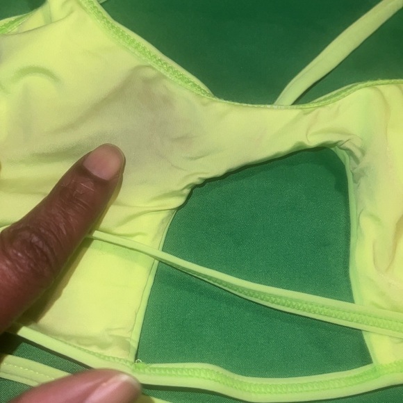 Icon Swim Neon Green Bikini Set size Medium - Picture 7 of 9